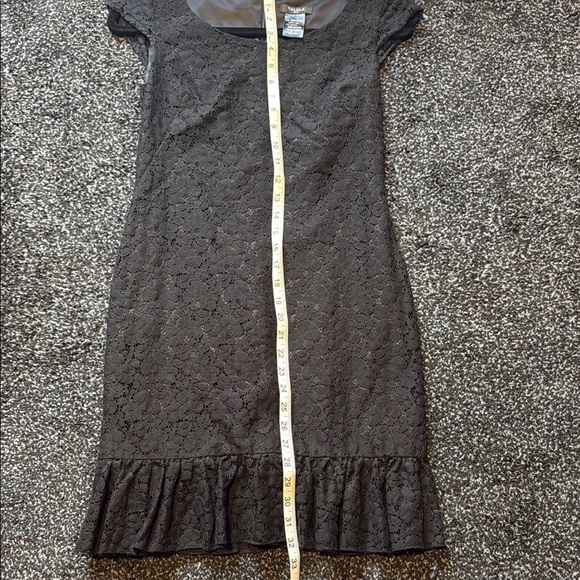 Talula Black lace Ruffled Sheath Mini Dress - Picture 4 of 5